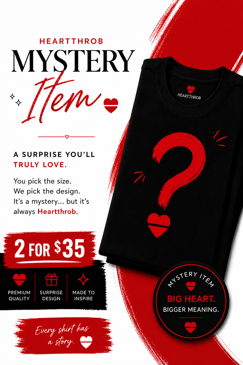 2 T-Shirts for $35 Mystery Set | Unisex Heart T-Shirt