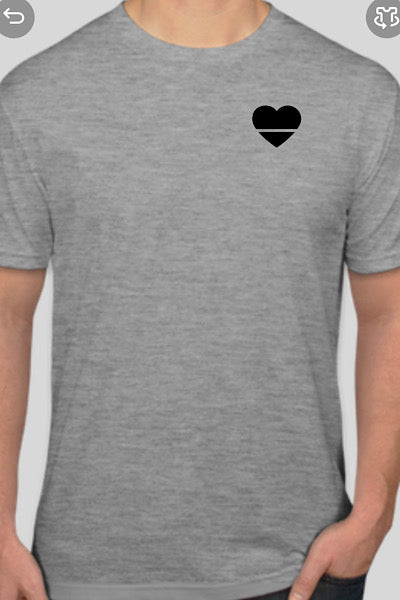 Over Your Heart | Men's Heart T-Shirt