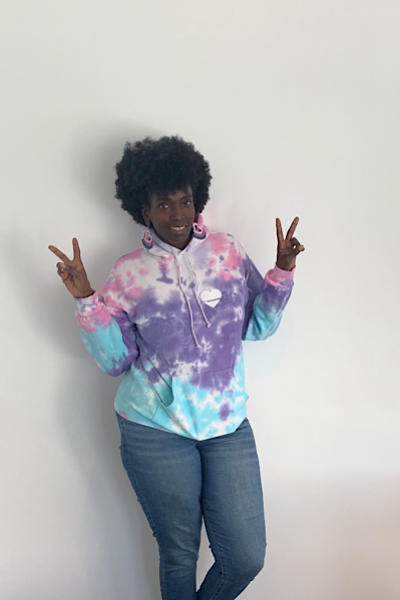 Over Your Heart | Tie Dye Heart Hoodie
