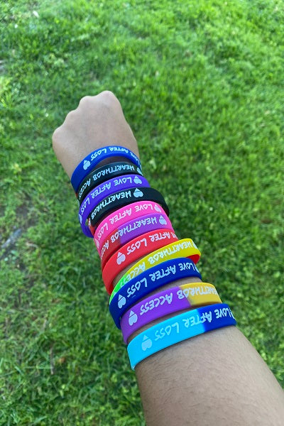 Love After Loss | Heart Wristband