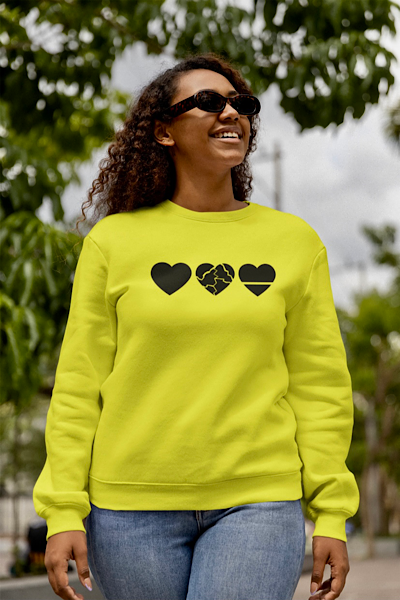 Process | Unisex Heart Sweatshirt