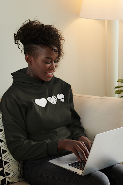 Process | Unisex Heart Hoodie